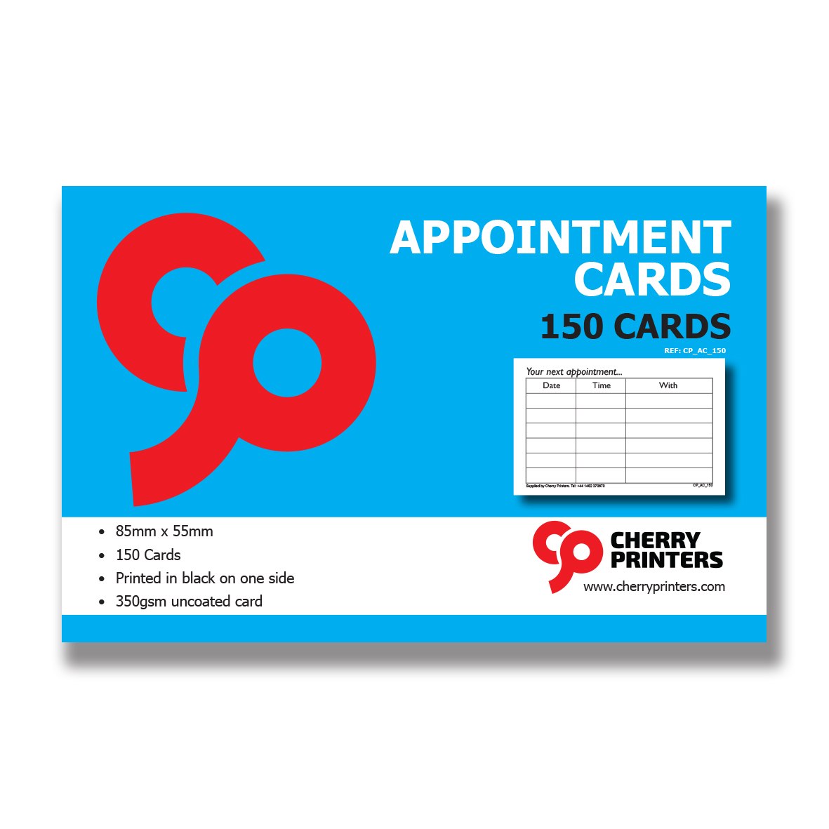 Appointment cards box