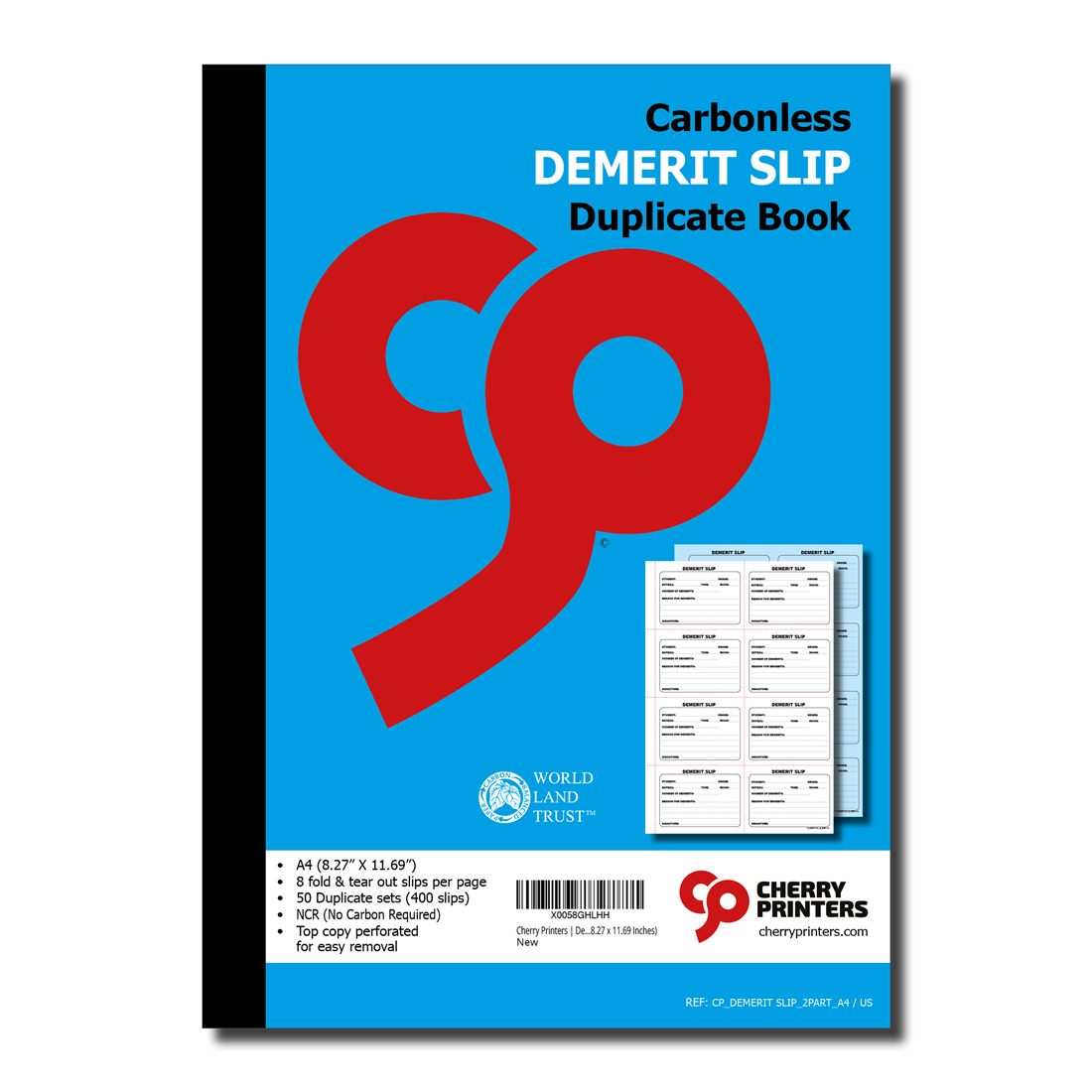 Demerit slip book A4