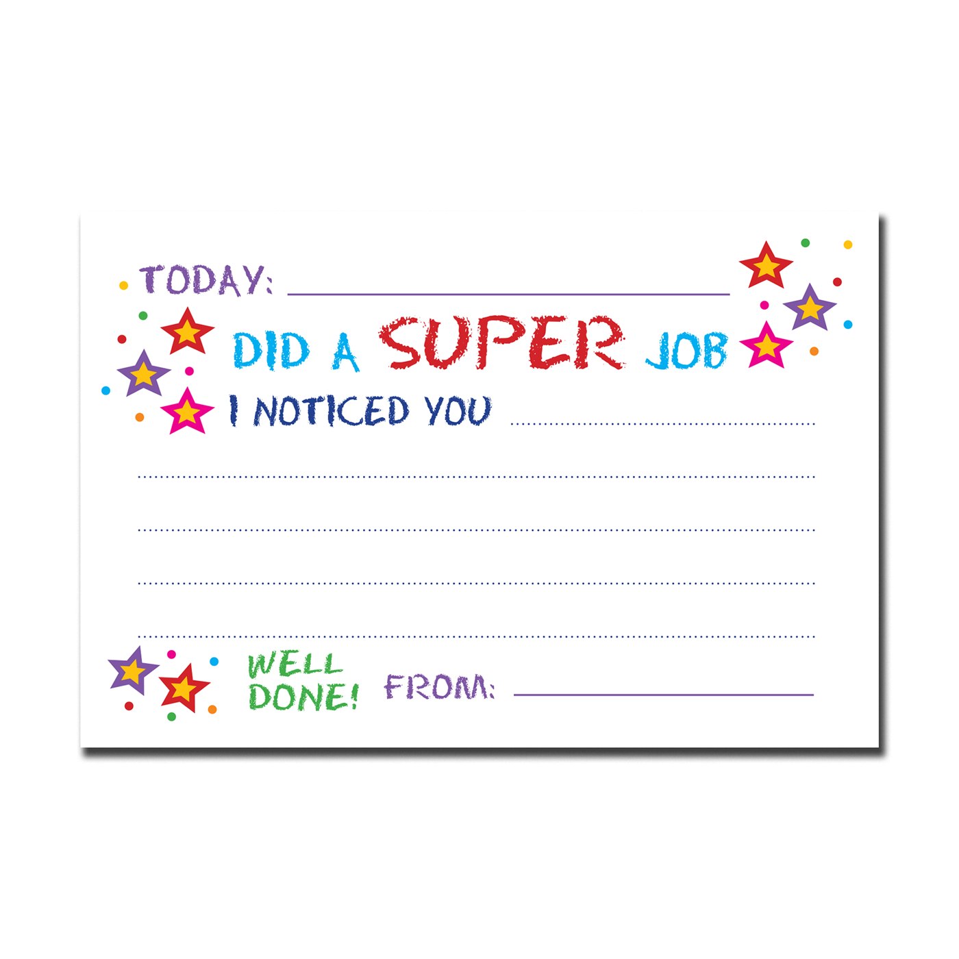 Super Job incentive card