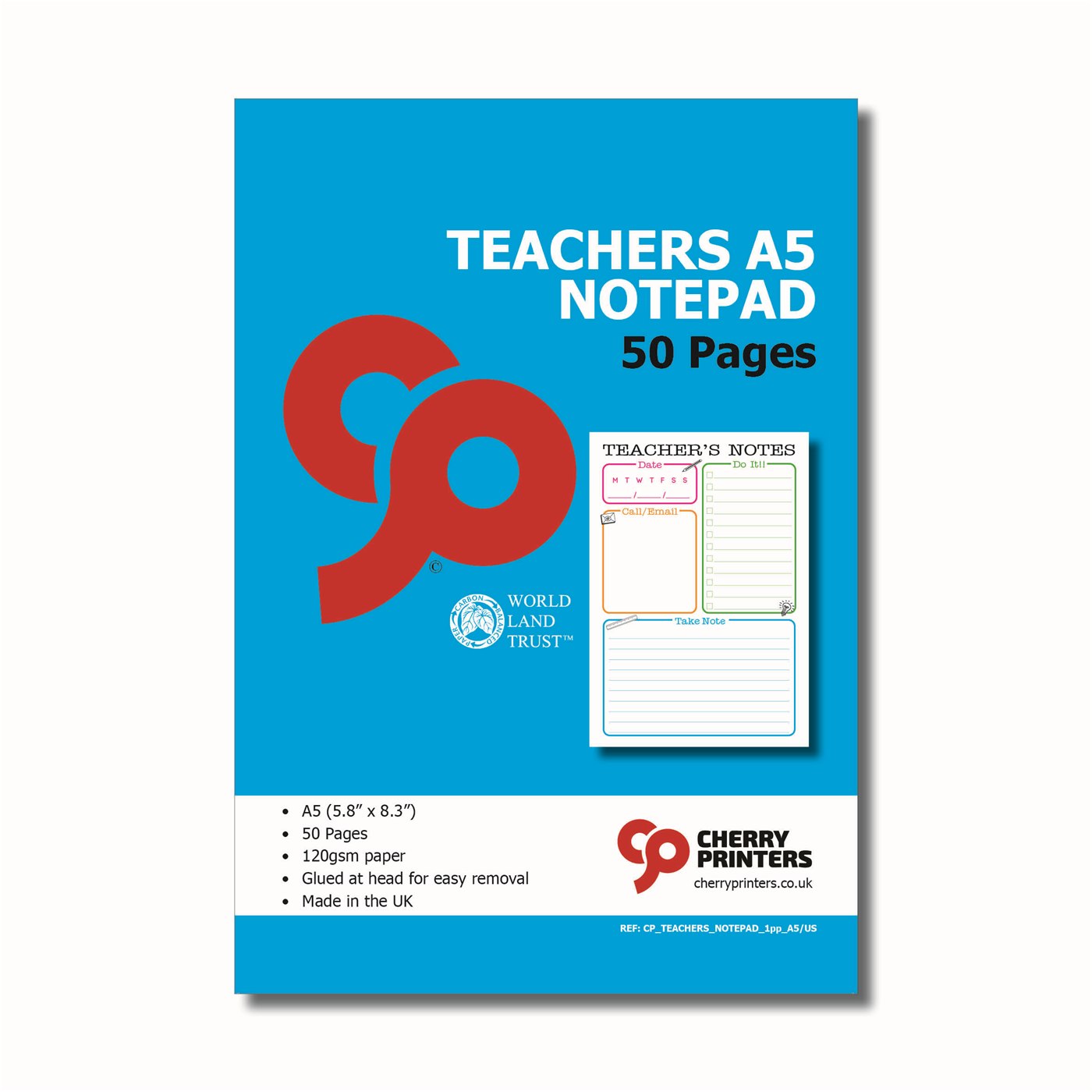 Teacher notepad A5